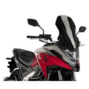 Turskjerm egnet for Honda NC 750 X 21-24 sort frontrute Puig 20752N