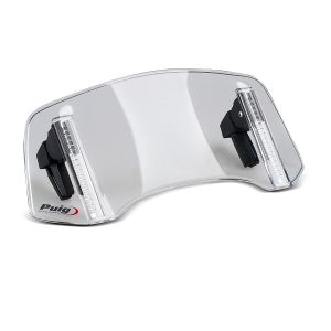Vario spoilerfeste egnet for KTM 890 Adventure / R frontrutespoiler clip-on Puig 20764H røykgrå
