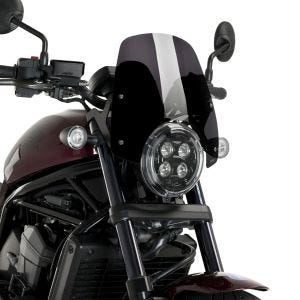 Naken sykkelskjerm egnet for Honda Rebel 1100 21-24 Puig 20819F New Generation Sport Darksmoke