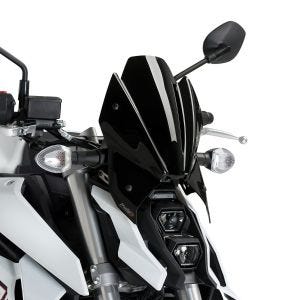 Nakensykkelskive egnet for Suzuki GSX-S1000 21-24 Puig 20833N New Generation Sport svart