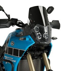 Sportsskjerm som passer til Yamaha Tenere 700 19-24 Puig 20834N frontrute svart