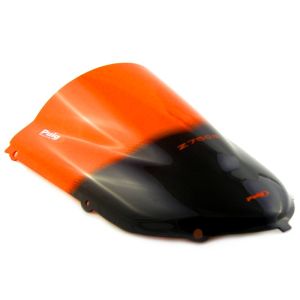 Turskjerm egnet for Kawasaki Z 750 S 05-06 Oransje frontrute Puig 2087T