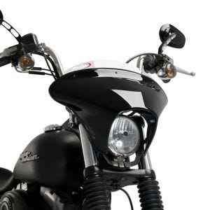 Batwing styredeksel med frontrute egnet for Harley Davidson Dyna Street Bob 06-17 frontrute gjennomsiktig Puig SML Sport 21049W