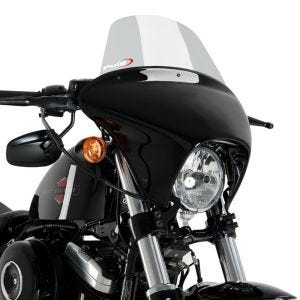 Batwing styredeksel med frontrute egnet for Harley Davidson Sportster Forty-Eight 48 Special (XL1200XS) 18-20 frontrute røykgrå Puig SML Touring 21056H