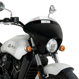 Batwing styredeksel med frontrute egnet for Indian Scout 15-23 frontrute røykgrå Puig SML Sport 21071H