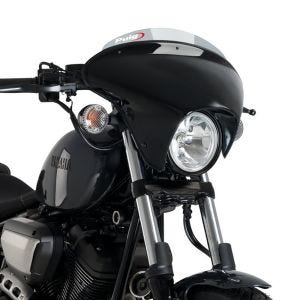 Batwing styredeksel med frontrute egnet for Yamaha XV 950 R 14-20 frontrute røykgrå Puig SML Sport 21077H