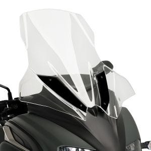 Frontrute V-Tech Line Touring Puig egnet for Yamaha TRICITY 300 15-22 klar / gjennomsiktig Puig 21120w