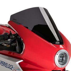 Racing skjerm R egnet for MV Agusta Superveloce 800 20-23 mørk tonet Puig 21175f