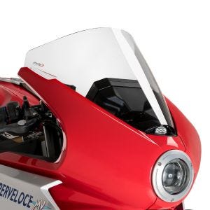 Racing skjerm R egnet for MV Agusta Superveloce 800 20-23 Klar Puig 21175w