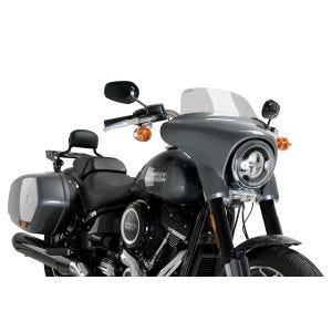Høyveis frontrute kompatibel med Harley Davidson Softail Sport Glide FLSB 21 Dark Smoke Puig 21340F
