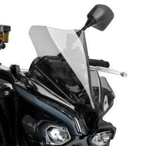 Naken sykkel frontrute New Generation Sport egnet for Yamaha MT-10/SP 16-24 tonet Puig 21361H