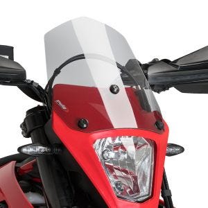 Naken sykkel frontrute New Generation Sport egnet for Gas Gas SM700 tonet Puig 21474H