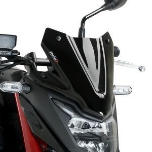 Naken sykkel frontrute New Generation Sport egnet for Honda CB750 HORNET 92-03 I 23 svart Puig 21479N