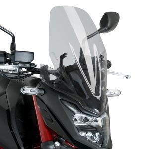 Naken sykkel frontrute New Generation Touring egnet for Honda CB750 HORNET 92-03 I 23 tonet Puig 21480H