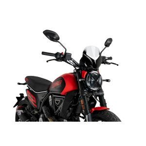 Nakedbike-Scheibe New Generation Sport passend für DUCATI SCRAMBLER ICON 23'-24' transp Puig 21580w