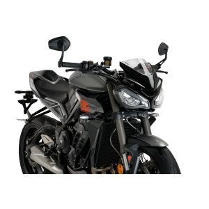 Nakedbike-Scheibe New Gen Sport passend für TRIUMPH STREET TRIPLE 765R 23'-24' transp Puig 21592w