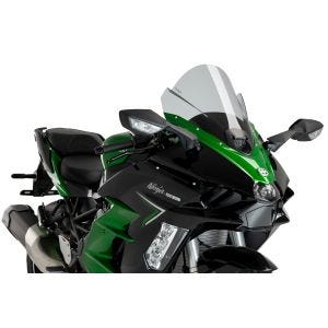 Z-Racing frontrute kompatibel med Kawasaki Ninja H2 SX 24 Transparent Puig 21714W