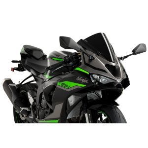 Z-Racing-Scheibe passend für KAWASAKI ZX-6R NINJA 24' schwarz Puig 21831N