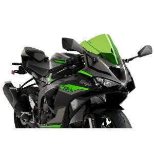 Z-Racing-Scheibe passend für KAWASAKI ZX-4R 24' grün Puig 21831V