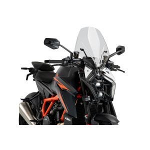 Naken sykkelskjerm egnet for KTM 1390 SUPER DUKE R 24' W-barn New Gen Tour transparent Puig 21907w