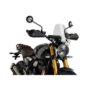 Naken sykkelskjerm egnet for TRIUMPH SPEED 400 24' W-barn New Gen Sport transparent Puig 21933w