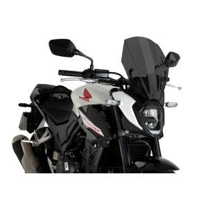 Naken sykkelskjerm egnet for HONDA CB500 HORNET 24' W-barn New Gen Tour mørk tonet Puig 21935f