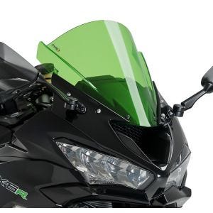 Racing skjerm Z egnet for Kawasaki ZX-6R 19-20 grønn kåpeskjerm Puig 3177V