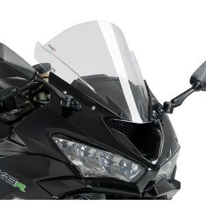 Racing skjerm Z egnet for Kawasaki ZX-6R 19-20 klar kåpeskjerm Puig 3177W
