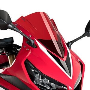 Racing skjerm Z egnet for Honda CBR 650 R 19-23 rød frontrute Puig 3568R