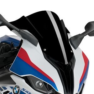 Racing skjerm Z egnet for BMW S 1000 RR 19-22 svart kåpeskjerm Puig 3571N