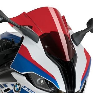 Racing skjerm Z egnet for BMW S 1000 RR 19-22 rød kåpeskjerm Puig 3571R