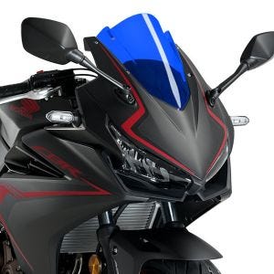 Racing skjerm Z egnet for Honda CBR 500 R 19-23 blå frontrute Puig 3613A