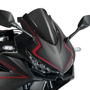 Racing skjerm Z egnet for Honda CBR 500 R 19- Puig 3613C frontrute carbon look