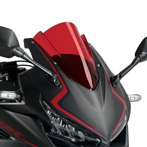 Racing skjerm Z egnet for Honda CBR 500 R 19-23 rød frontrute Puig 3613R