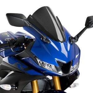 Racing skjerm Z egnet for Yamaha YZF-R125 19- Puig 3619C frontrute carbon look
