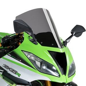 Racing skjerm R egnet for Kawasaki ZX-6R / 636 13-20 røykgrå kåpeskjerm Puig 3629H