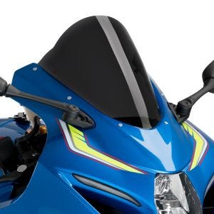Racing skjerm Puig R egnet for Suzuki GSX-R1000/R 17-21 mørk tonet Puig 3631F