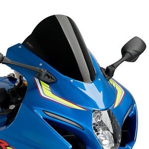 Racing skjerm R egnet for Suzuki GSX-R 1000 / R 17-20 svart kåpeskjerm Puig 3631N