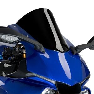 Racing skjerm R egnet for Yamaha YZF-R1 15-19 svart kåpeskjerm Puig 3632N