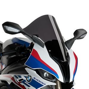 Racing skjerm R passer for BMW S 1000 RR 19-22 mørk tonet kåpeskjerm Puig 3641F
