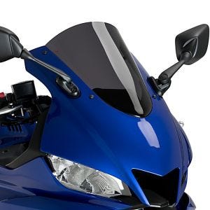 Racing skjerm R egnet for Yamaha YZF-R3 19-24 mørk tonet kåpeskjerm Puig 3737F