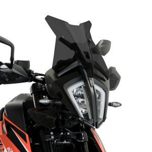 Sportsskjerm som passer til KTM 790 Aventure 19- Puig 3738F frontrute mørk tonet