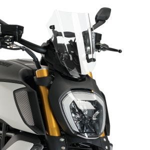 Nakensykkelskjerm egnet for Ducati Diavel 1260/S 19-22 Puig 3773W New Generation Sport klar