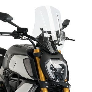 Nakensykkelskjerm egnet for Ducati Diavel 1260/S 19-22 Puig 3775W New Generation Touring klar