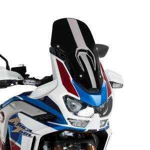 Sportsskjerm egnet for Honda Africa Twin Aventure Sports 18-19 Puig 3820N frontrute svart