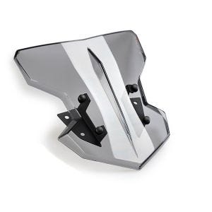 Naken sykkelskjerm egnet for Yamaha MT-125 20-21 røykgrå frontrute Puig New Generation Sport 3879H