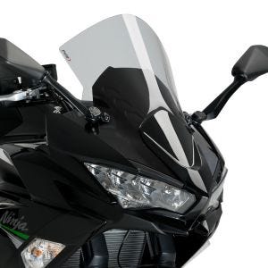 Racing skjerm R egnet for Kawasaki Ninja 650 20-24 røykgrå kåpeskjerm Puig 3880H