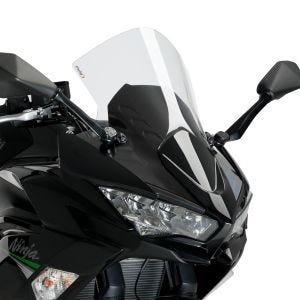 Racing skjerm R egnet for Kawasaki Ninja 650 20-24 klar kåpeskjerm Puig 3880W