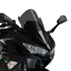 Racing skjerm Z egnet for Kawasaki Ninja 650 20-24 mørk tonet kåpeskjerm Puig 3881F