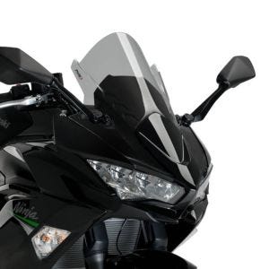 Racing skjerm Z egnet for Kawasaki Ninja 650 20-24 røykgrå kåpeskjerm Puig 3881H